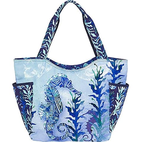 Sun 'N' Sand Seaglass Tote (B-Blue) Cover