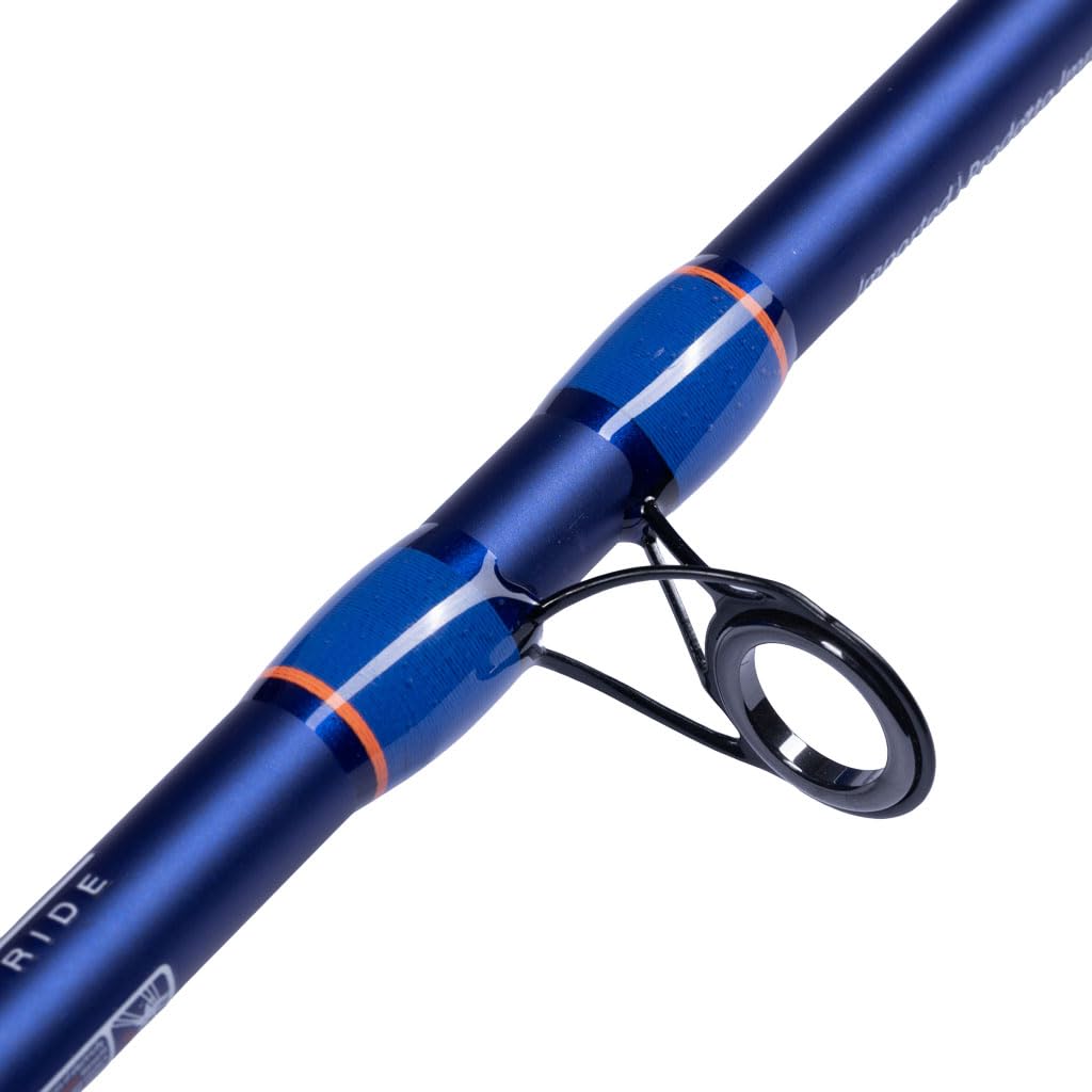 ALCEDO Vertex Boat Canna da Pesca Barca in Carbonio, 2 Sezioni, Vetta Sensibile, Placca Ergonomica, per Bolentino Leggero e Pesca Cefalopodi