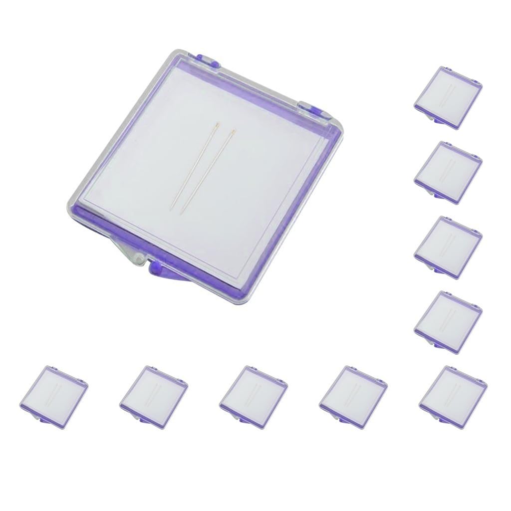 10 Set Magnetische Nähnadeln Kissen Nadel Nadelkissen Nähhalter Aufbewahrung Lila