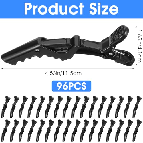 Pinzas para cabello 96 piezas, clip aligator profesional miniatura 2