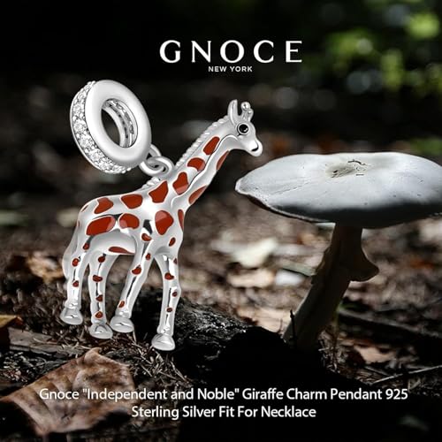 Image of GNOCE Cute Animal Collection Charms 925 Sterling Silver Pendant Dangle Bead Charm Fit for Bracelets and Necklaces, Hand-Finished Keepsake Jewelry Gift for Women, Girls, Mother, BBF