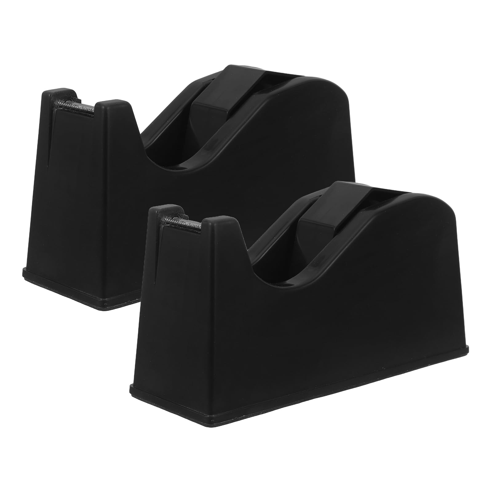 2 Pezzi Dispenser Colore Nastro Antiscivolo Doppio Adesivo per Base 1" e 3" Nero Adatto per Pezzi Casa e Ufficio