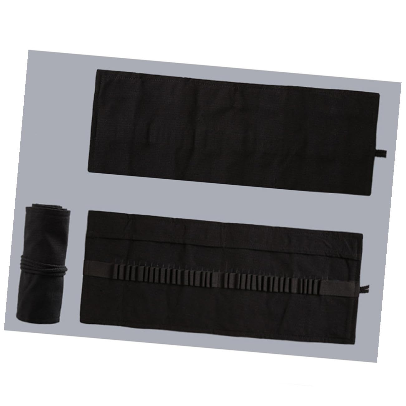 Lurrose 3pezzi Astuccio Arrotolabile Per Organizer Portatile Scomparti Per Scuola e