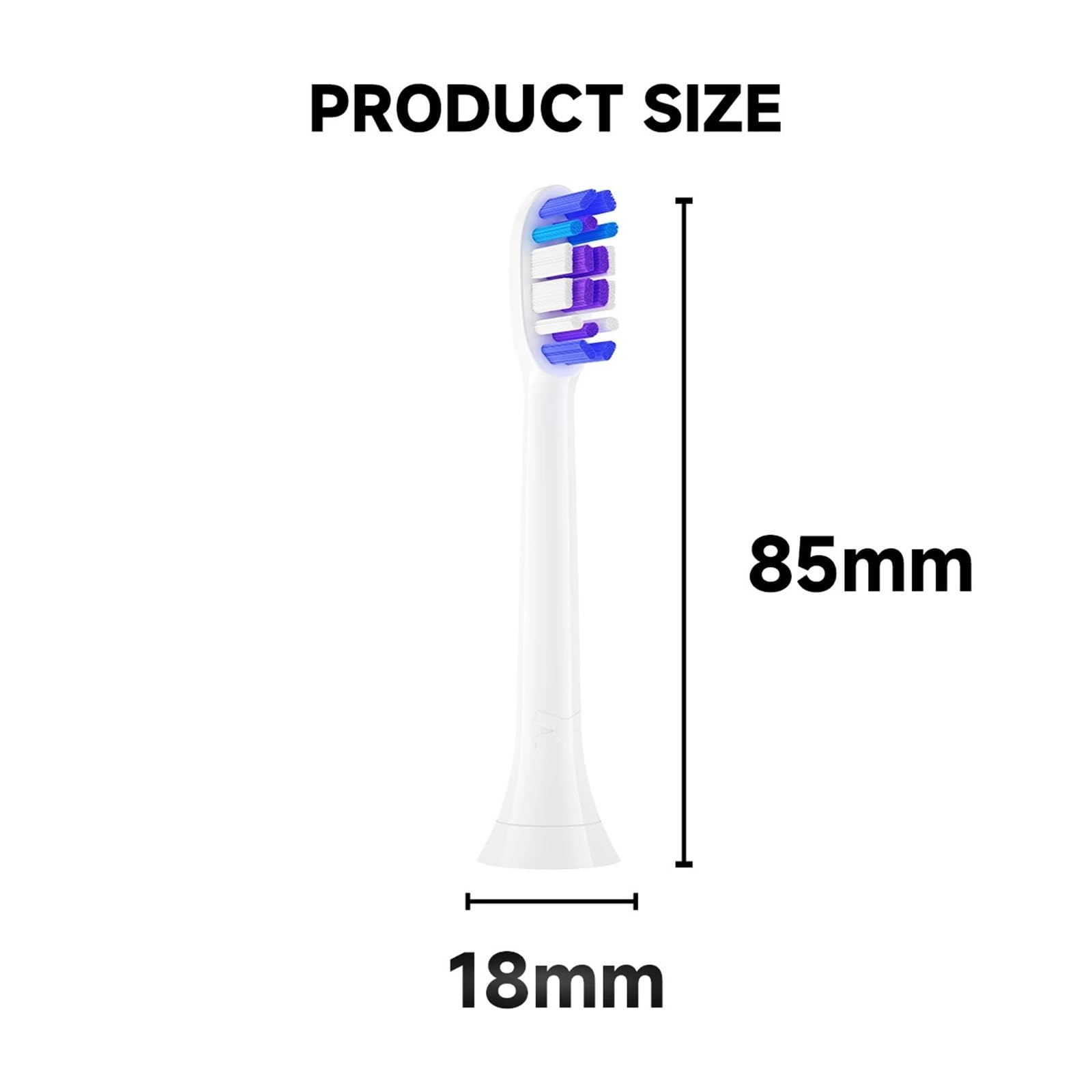 Compatibile con Philips, testine spazzolino per 5100 5300 6100 6500