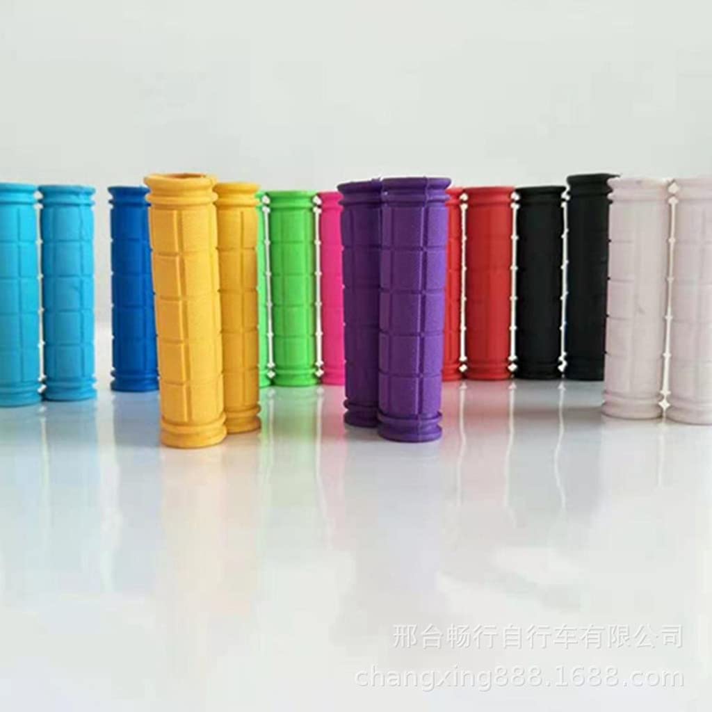 Egurs Fahrradgriffe 1Paar Bunte Lenkergriffe Fahrrad 22mm Weichem Gummi rutschfeste Gummi Fahrrad Griff für Fahrrad Mountainbike Rennrad rot Sport & Freizeit