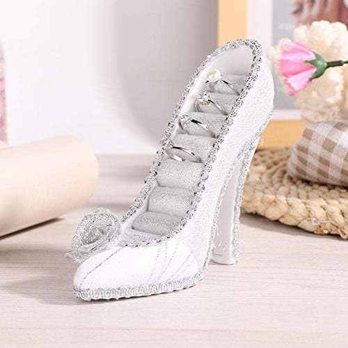 Jewelry Stand, Pendant Necklace Earrings Bracelet Rings Shoes Dress Display Set(High heels)