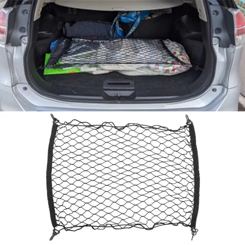 Filet de coffre pour Audi A1 A2 A3 en nylon noir résistant - 3