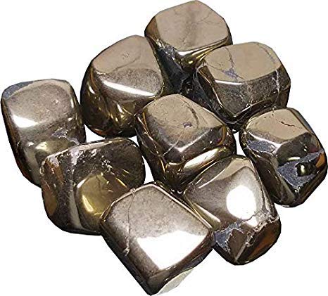 Mautik SadiwalaMautik Sadiwala Golden Pyrite Stone, 200 Grams Natural Golden Pyrite Stone Pebbles Tumble Stones