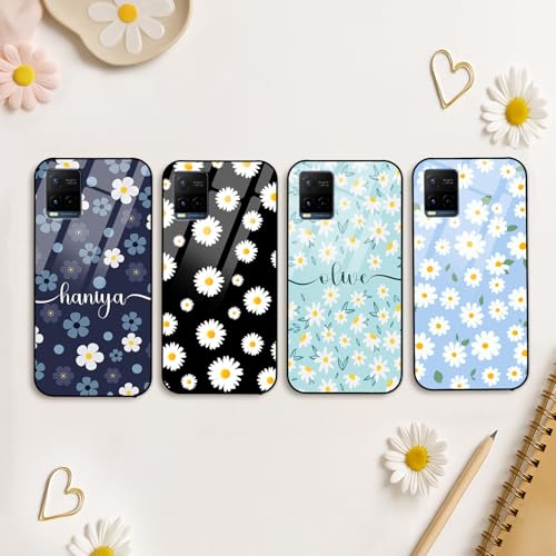 Image of COLORflow Back Cover Compatible with Vivo Y21 2021 / Y33s / Y21s | Daisy Garden Customized | Shockproof TPU Bumper with Camera Protection Back Cover Compatible with Vivo Y21 2021 / Y33s / Y21s
