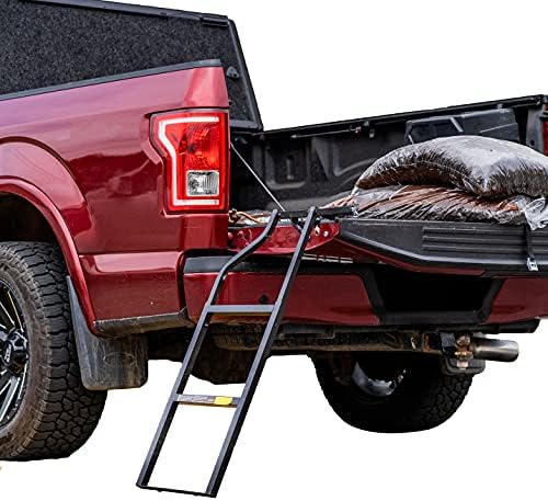 Traxion 5-100 Tailgate Ladder , Black