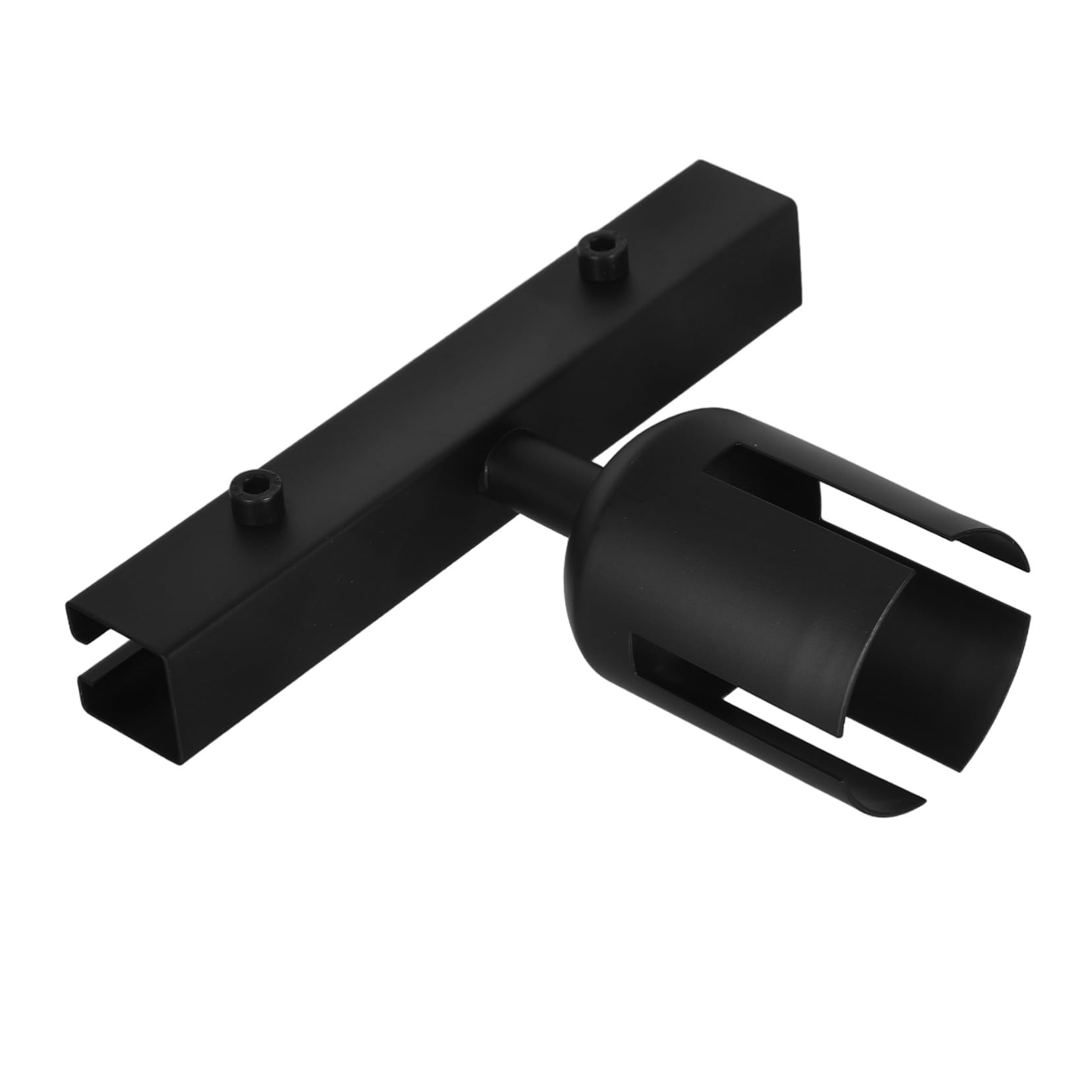 PRETYZOOM 4 Piezas titular de la muestra signo de stand de soporte de signo de Stanchion soporte de cartel de barrera de cinturón Titular de la señal universal Acero inoxidable Negro