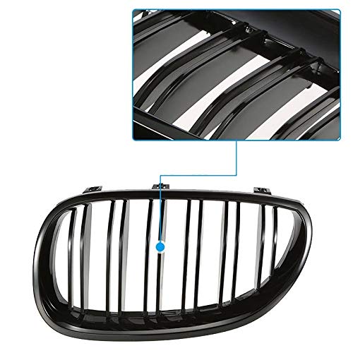 Rejilla de riñón delantera para BMW Serie 5 E60 E61 de 2003 a 2010 4