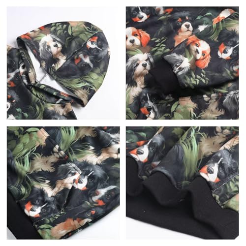 Image of WELAKEN Girls and Toddlers' Pullover Printed Hoodie Sweatshirt with Kangaroo Pocket