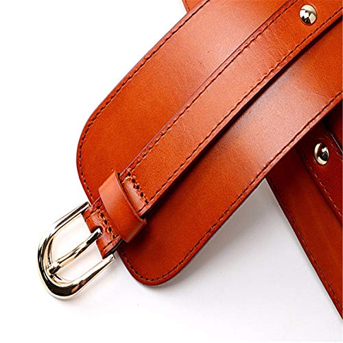 Wide Elastic Belts Women Leather Belt Coat Wide Belt Ladies Fashion Simple and Versatile Accessories with Wide for Dress4