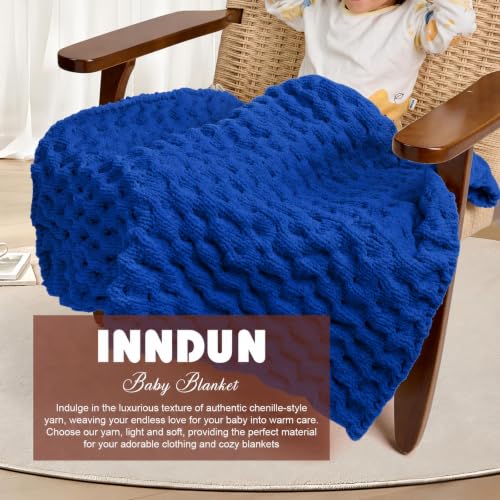 Image of Soft Velvet Chenille Yarn for Crocheting, Super Bulky Yarn for Blankets