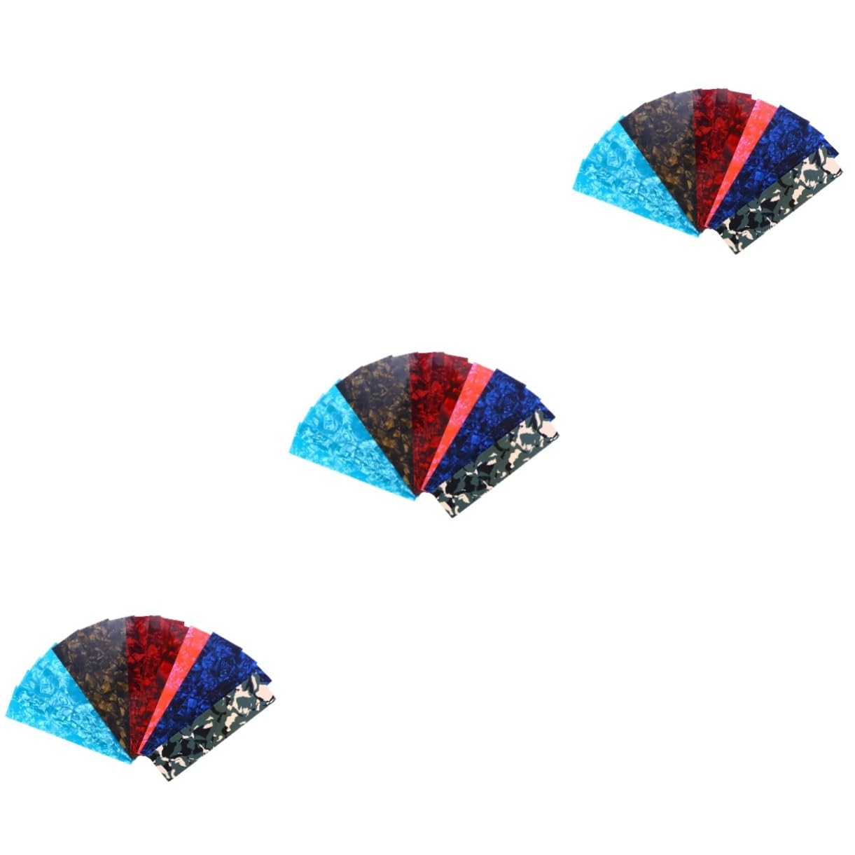 Mikinona 45 Stk Gitarrenplektrum Bass-Picks benutzerdefiniertes Gitarren-Plektrum Gitarrenplektren für Akustikgitarre Gitarren-Pick-Maker-Stanzer Zelluloidfilm Plektrum aus Zelluloid