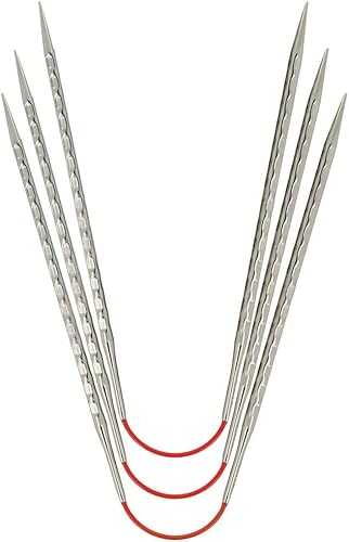 Miniatura 7 de Addi CrasyTrio Novel Long, 11.8 in x 0.118 in, Plata