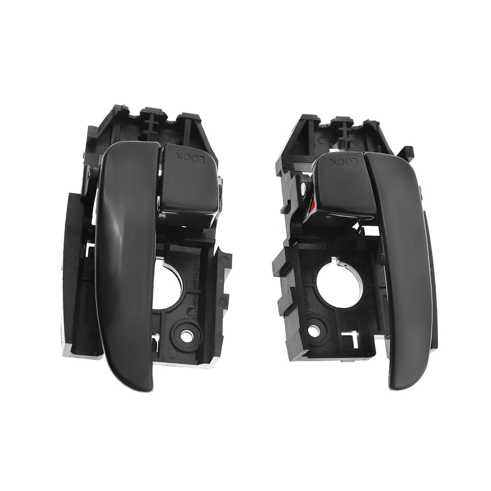 FANGZIQF Inner Door Pull Handles for Hyundai for Elantra 2004-2007 Inside Left Right Door Handle(Black 1 Set)