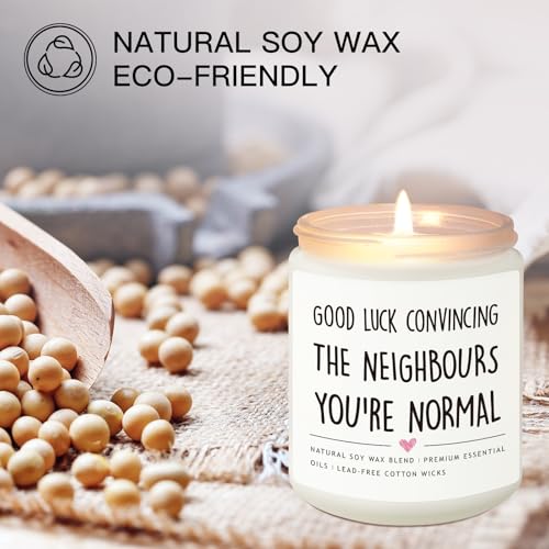 New Home Gifts, Housewarming Gifts, New Home Candle, Scented Candle Lavender Natural Soy, Friends Coworkers - Image 3