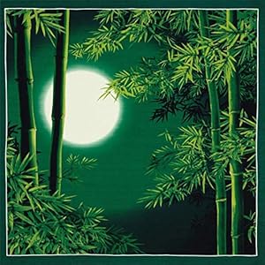 Tayu-Tafu Furoshiki Bambus Mond Nachtlandschaft