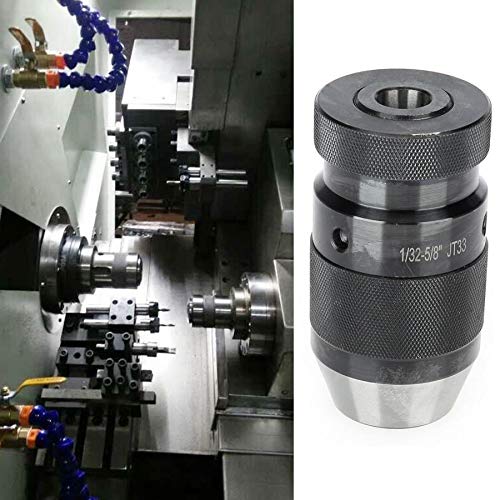 Trapano Mandrino bit adattatori per ta Acciaio al Carbonio 1/32-5/8 '' Gamma Tornio CNC Autosterrante Keyless Drill Bit Supporto JT33 Mount