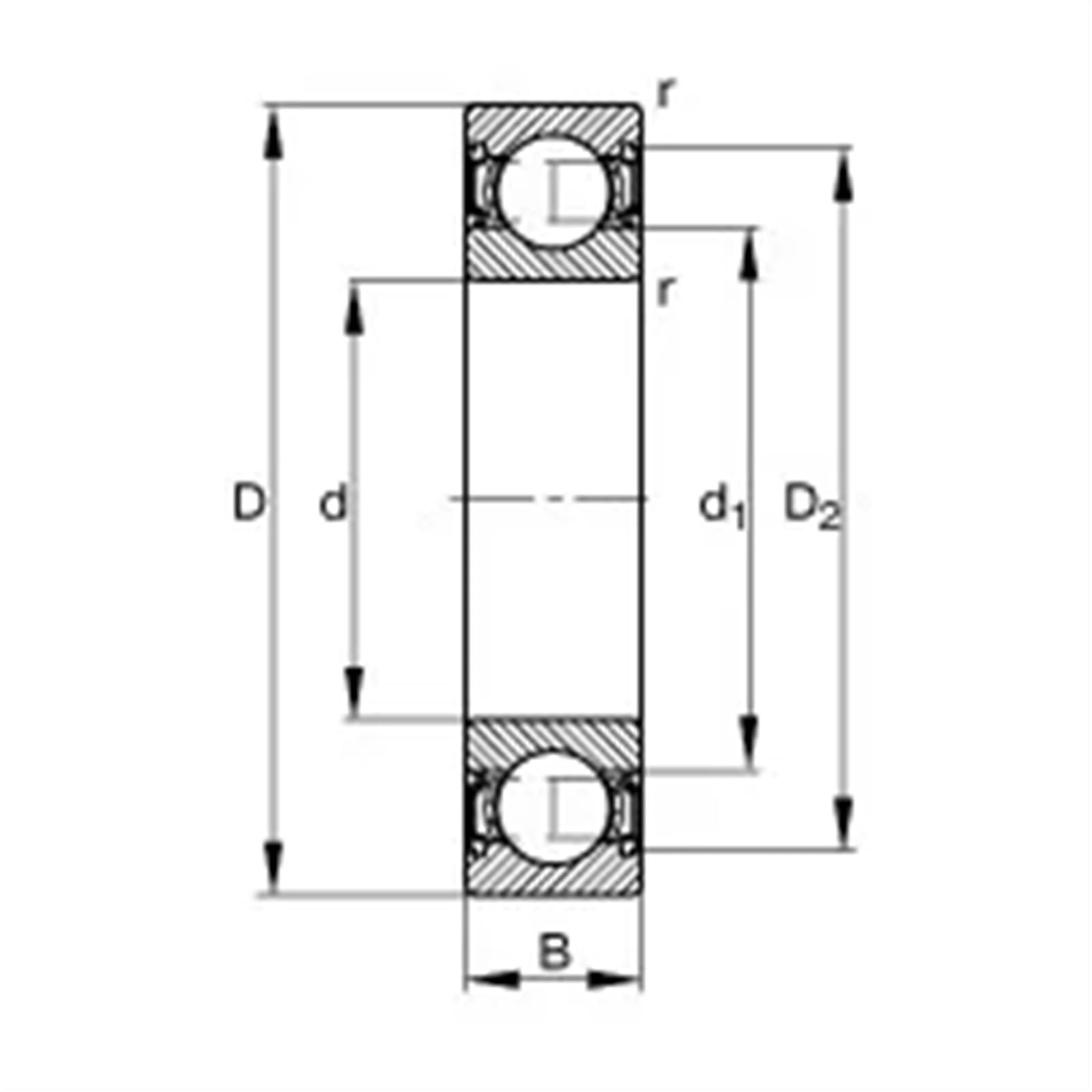 1 pièces Portant 30TM31ANX 30x66x17 roulement à Billes à Gorge Profonde 30TM31