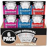 Skinny Pasta 9.52 oz - The Only Odor Free 100% Konjac Noodle (Shirataki Noodles) - Pasta Weight loss - Low Calorie Food - Healthy Diet Pasta - Variety Pack - 6-Pack