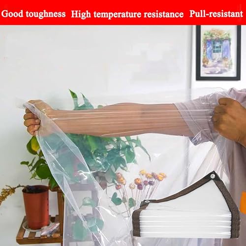 Bâche transparente imperméable de jardin coupe-vent 2.4x3.6m - 6