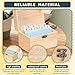 Wooden Index Card Box, 15x10x10.5cm Note Card Holder with Divider Case, File Organizer Accessory for Office Desk, Study, Home Organization