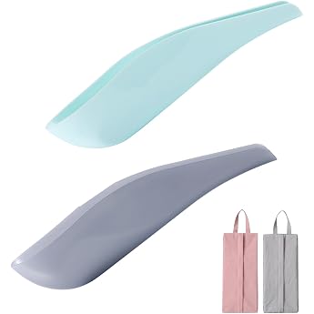 Pack of 2 Urinal Women with Storage Bag - Portable & Reusable Urinal for Standing Peeing for Women Non-Binary & Trans Men - Urination Funnel for Camping Hiking Skiing