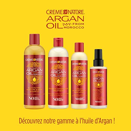 Argan Oil Hair Lotion By Creme Of Nature, Creamy Oil Mousturizer To Help Restore Moisture And Add Shine, 8.45 Fl Oz #TOP5