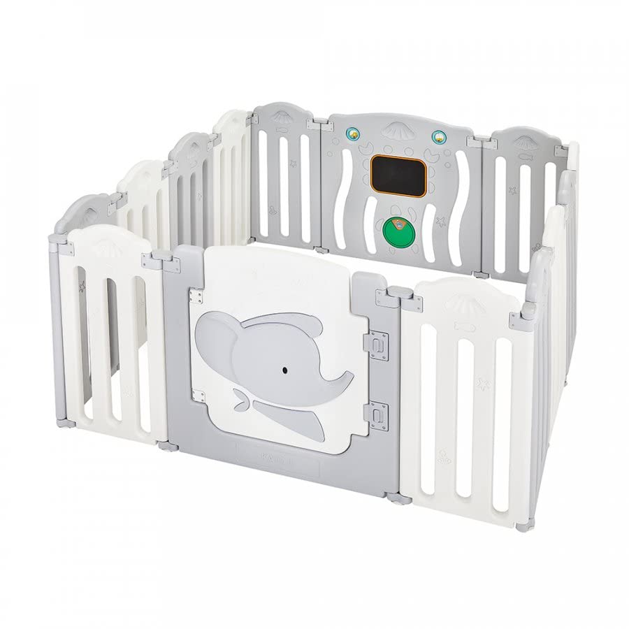 KATOJI すべり台「ハッピーぞうさん」と ベビーサークル「コロコロランド」