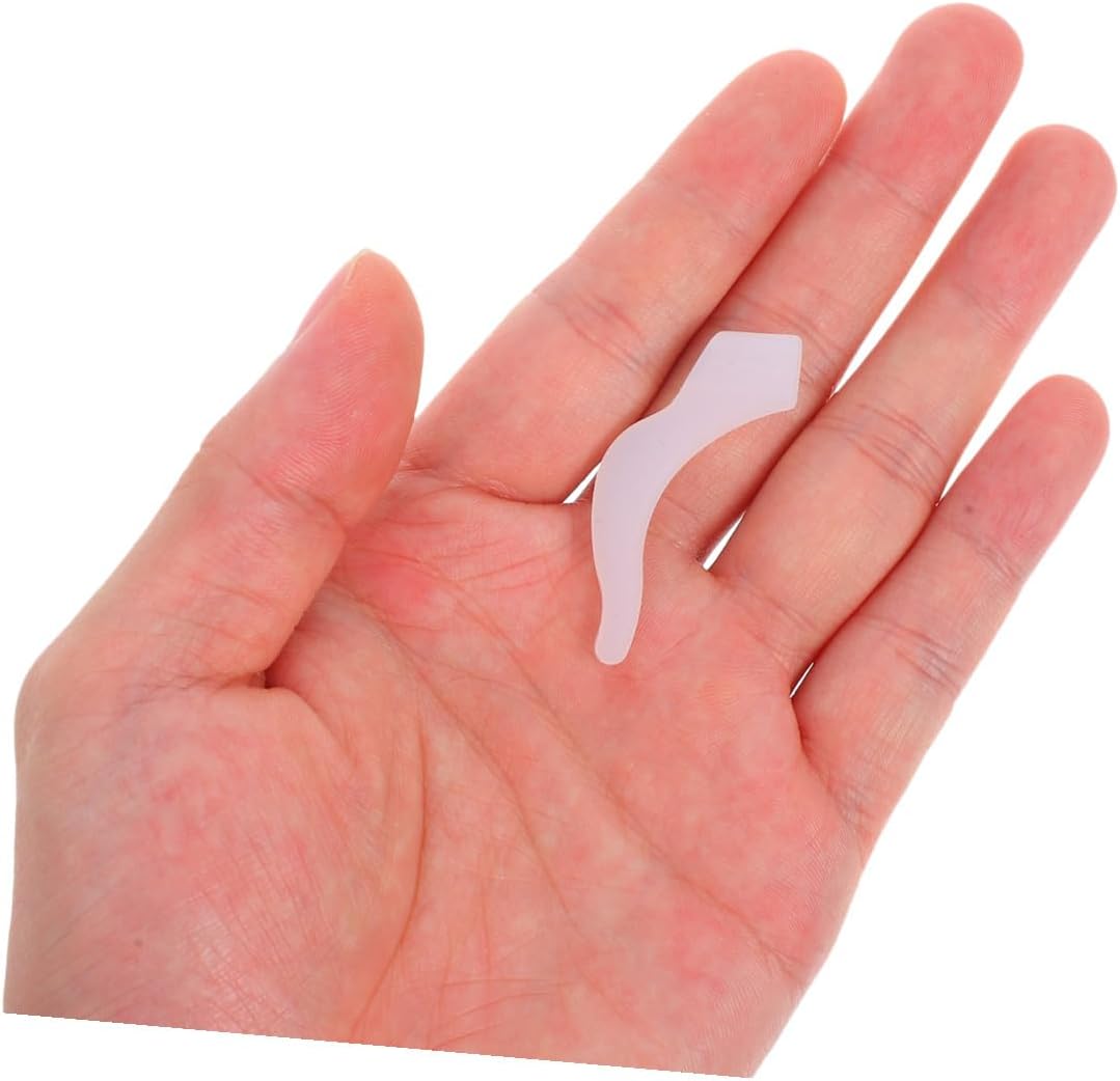 20 Pairs Silicone Eyeglass Ear Grips Anti-Slip Soft Ear Hooks Comfortable Glasses Accessories for Sports and Safety Eyewear Retainers