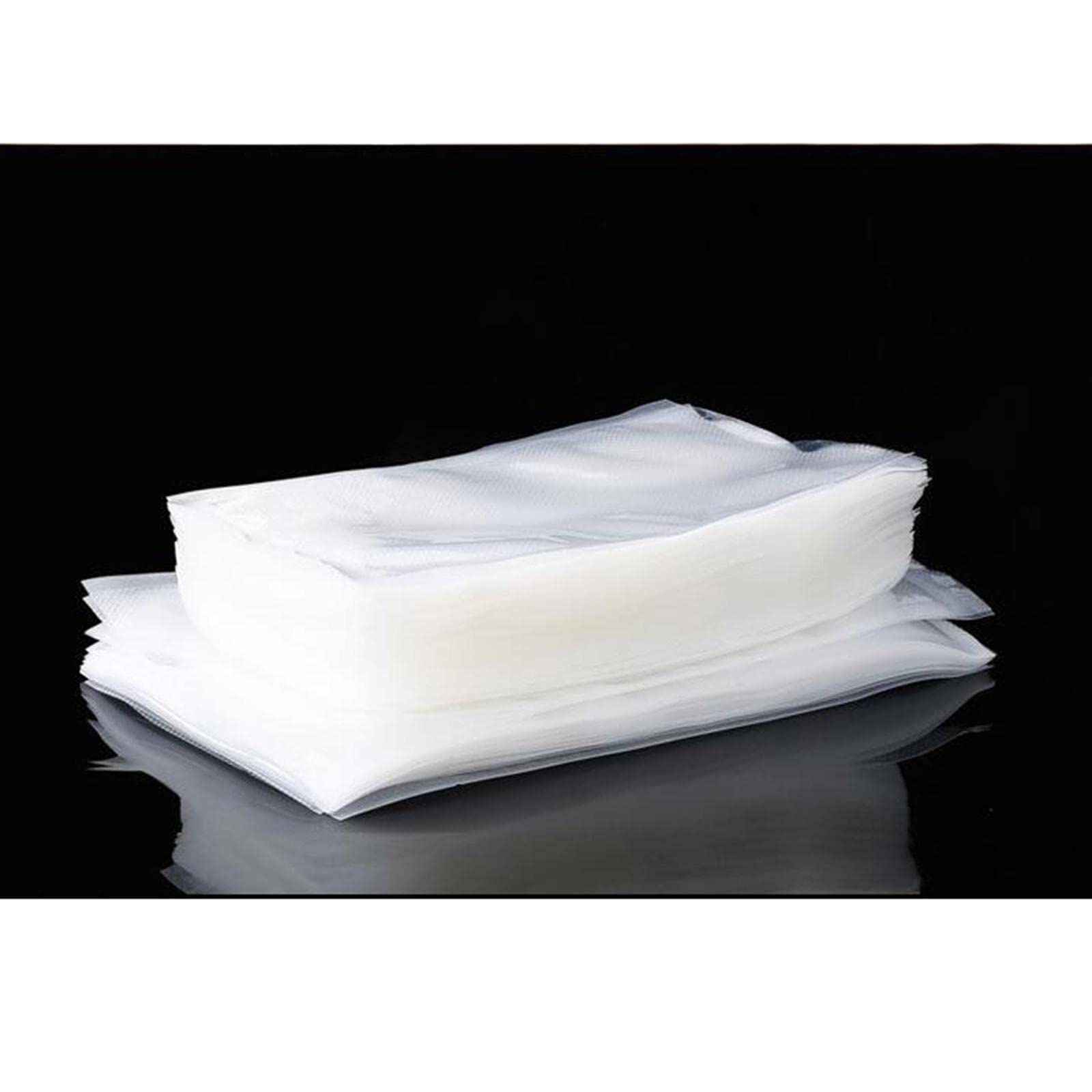 F Fityle 100 PCS Effacer Réutilisable PE Sacs de Stockage Des Aliments Sacs de Congélation de La Sacs À Biscuits pour Viande Aliments, 300x250mm