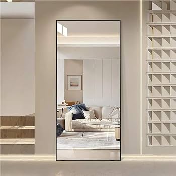 Amazon.co.jp: 北欧全身ミラー160cm *50 cm直角デザインアルミ