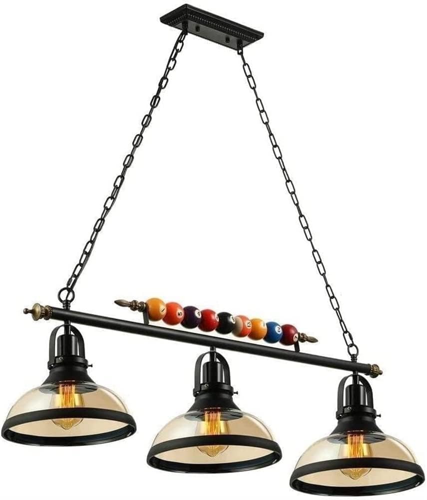 Retro Industrial E27 Height Adjustable Pendant Light Gaming Room Ceiling Light Fixture