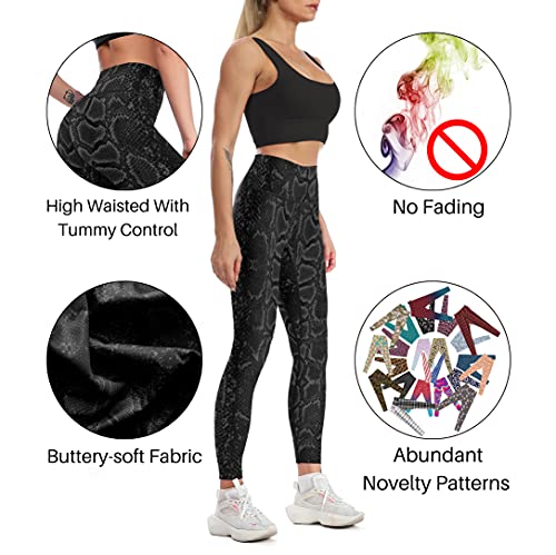 Cerburny Women's Athletic Workout Leggings High Waisted 4-Way Stretch Yoga Pants Running Shorts Exercise Pants4