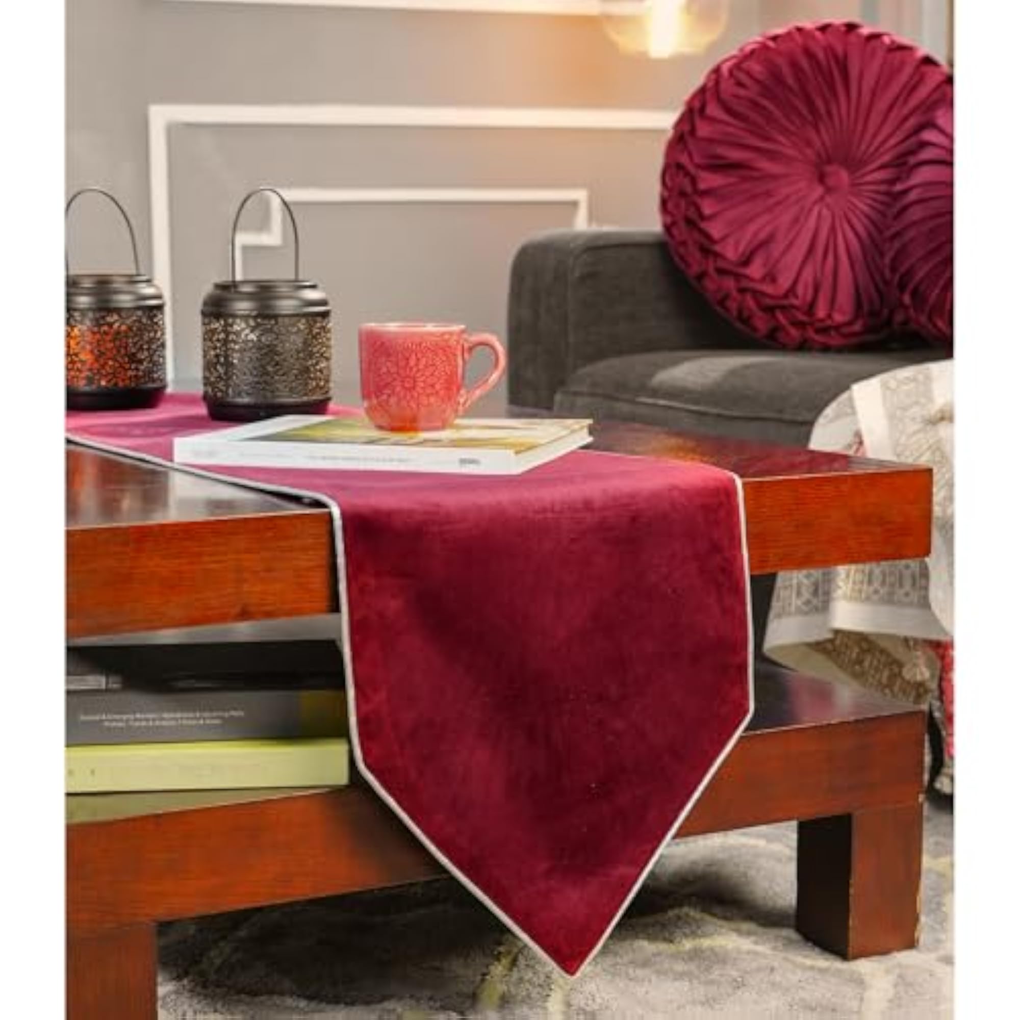 Dazzle Table Set, 2 pc Cushion + Runner, Kitchen & Dining Decor