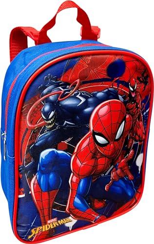Disney/Marvel Kids Licensed 10" Mini Backpack (Spider-Man Blue)2