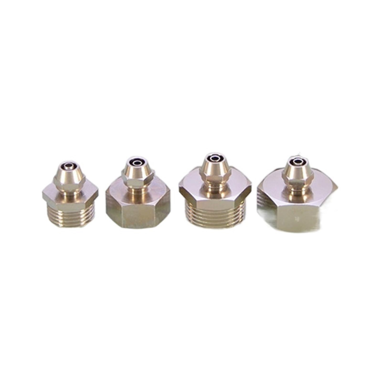 SSIMOO Conector rápido neumático 1/2 "3/4" hilo femenino macho a tubo de 1/4 "accesorios de tubería de acoplamiento rápido neumático de latón niquelado kindly (Size : A2)