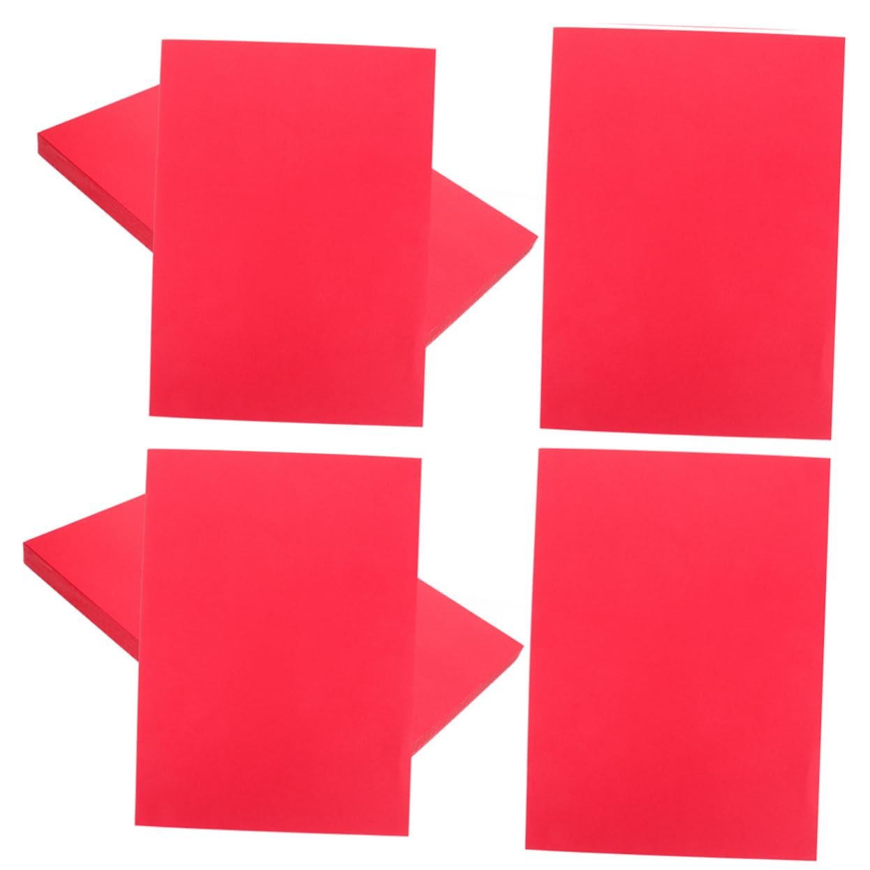 COHEALI Rotes Kartonpapier A4, 100 Blatt Papier zum Basteln für Grußkarten und Papier Schneiden