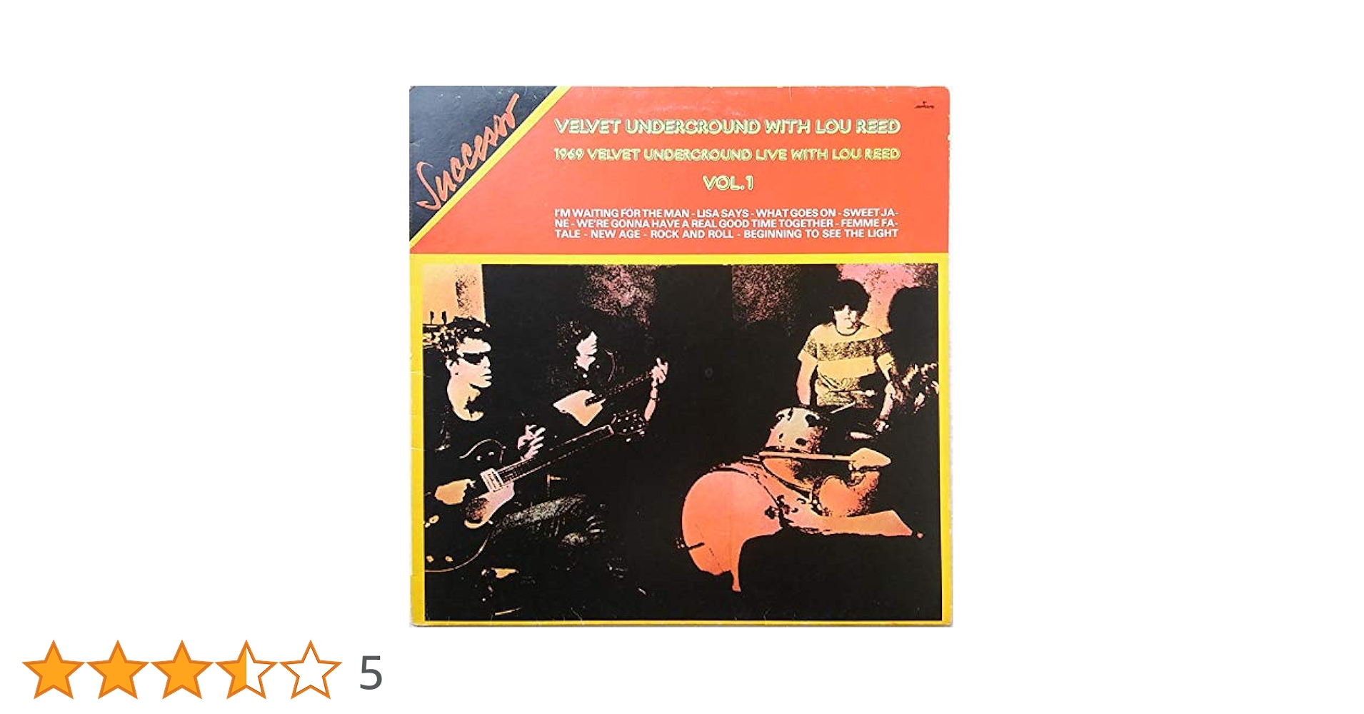 1969 Velvet Underground Live With Lou Reed Vol.1 by Lou Reed
