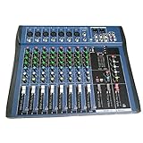 procesador de efectos para voz virtual Built-in effect processor CT8 Mezclador estéreo profesional de 8 canales Live USB Studio Audio Consola de sonido Dispositivo de anclaje de red Procesador de efectos vocales