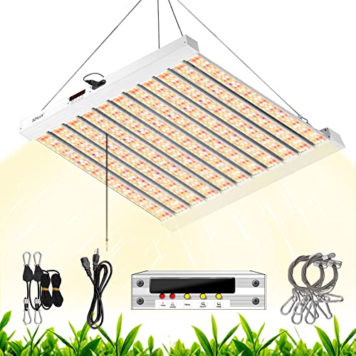 Szhlux Pt5000 Led Grow Light 6×6Ft With Timer And Temp Control, Full Spectrum Grow Lamp Dimmable With 1056 Samsung Diodes For Indoor Plants, Sunlight Plant Light For Seedling Veg And Bloom Grow Light #TOP17