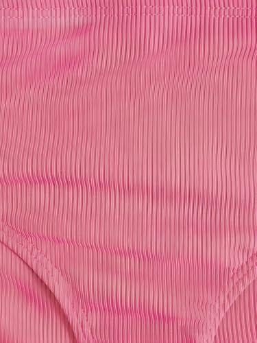 Image of Milumia Girl's 2 Piece Swimsuits Criss Cross Spaghetti Strap Bikini Sets Beachwear Bathing Suit