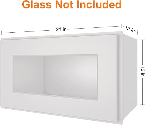 Miniatura 3 de LOVMOR Armarios de pared, botiquines con puertas de cierre suave, muebles decorativos para salas de estar, dormitorios, cocinas, lavanderías, gris