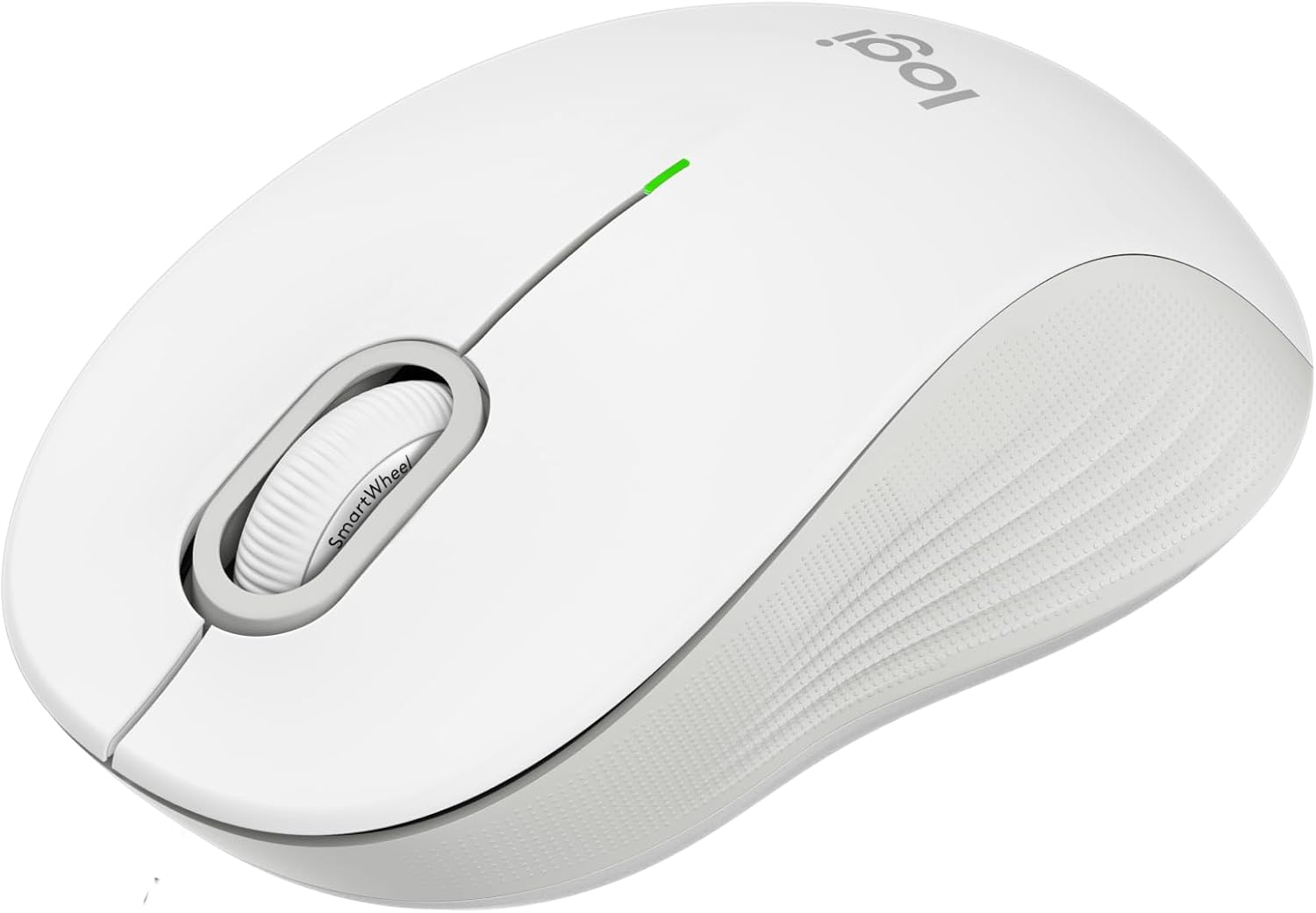Logitech Signature M550 Wireless Mouse - for Small to Medium Sized Hands, 2-Year Battery, Silent Clicks, Bluetooth, Multi-Device Compatibility - Off White