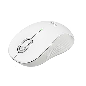 Logitech Signature M550 Wireless Mouse - for Small to Medium Sized Hands, 2-Year Battery, Silent Clicks, Bluetooth, Multi-Device Compatibility - Off White