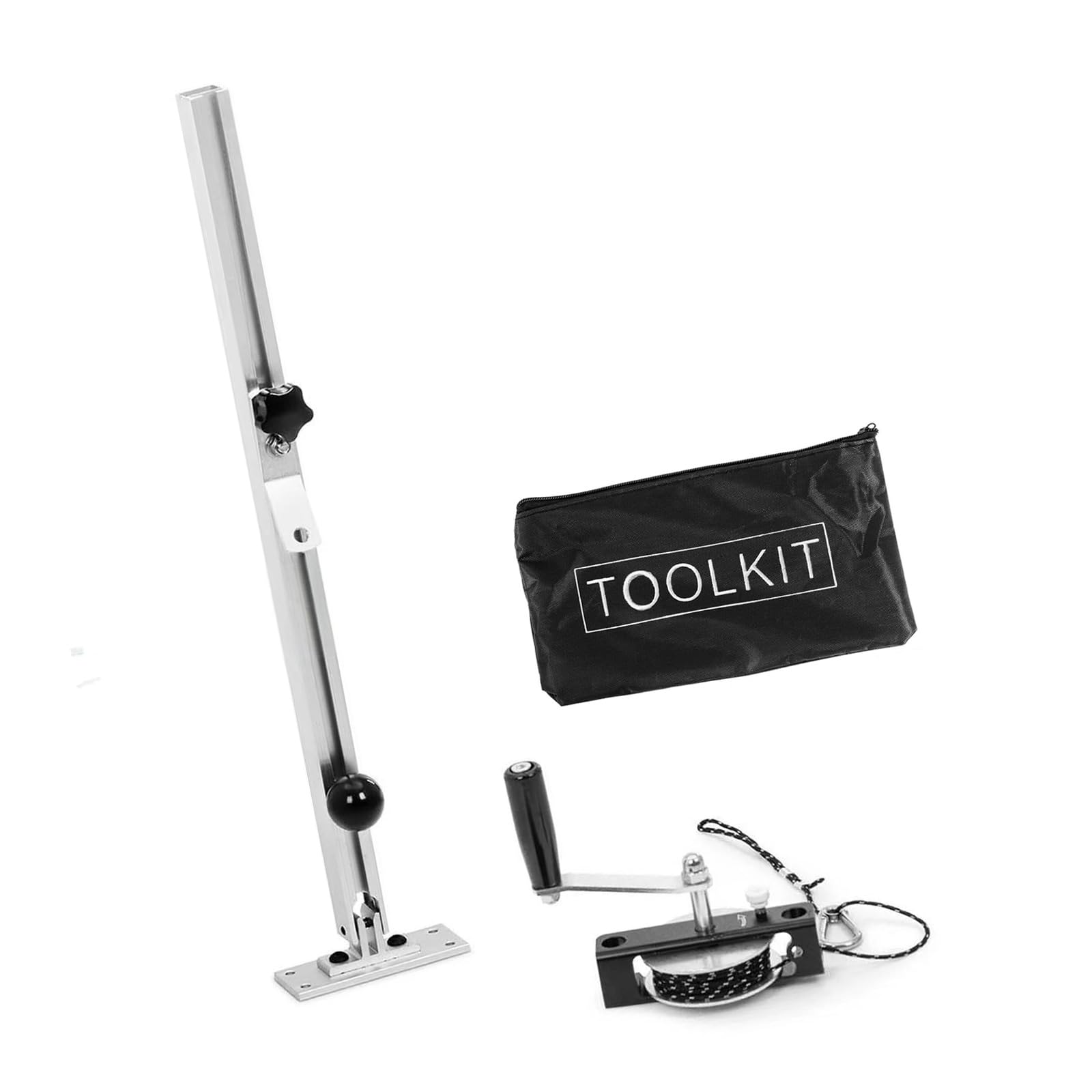 Powder Coated Chainsaw Mill Winch Package for Simple Lumber Processing and Extended Use Observed Board
