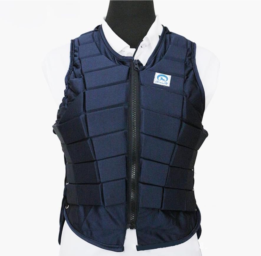 Luminexia Chaleco de equitación,Chaleco Ecuestre,Equitación Chaleco de Seguridad,Ecuestre Protector de Cuerpo Amortiguación,para Adultos,niños,niñas y niños